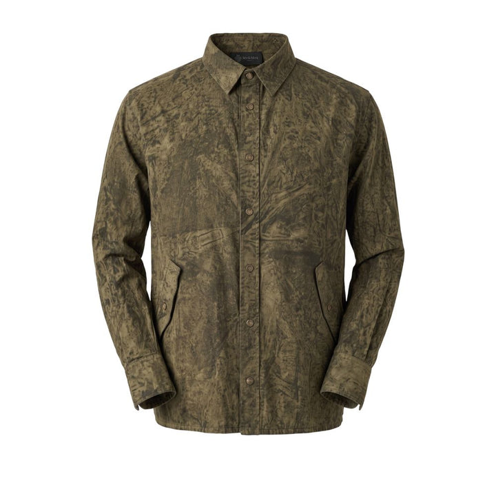Mr&amp;mrs Italy Green Viscose Men’s Shirt
