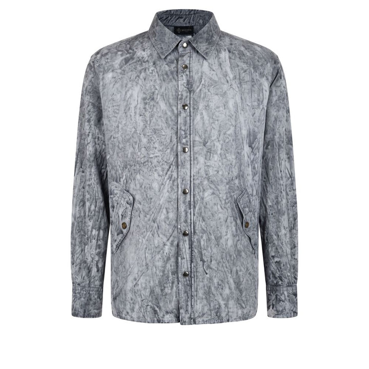 Men’s Mr&amp;mrs Italy Grey Viscose Men Shirt