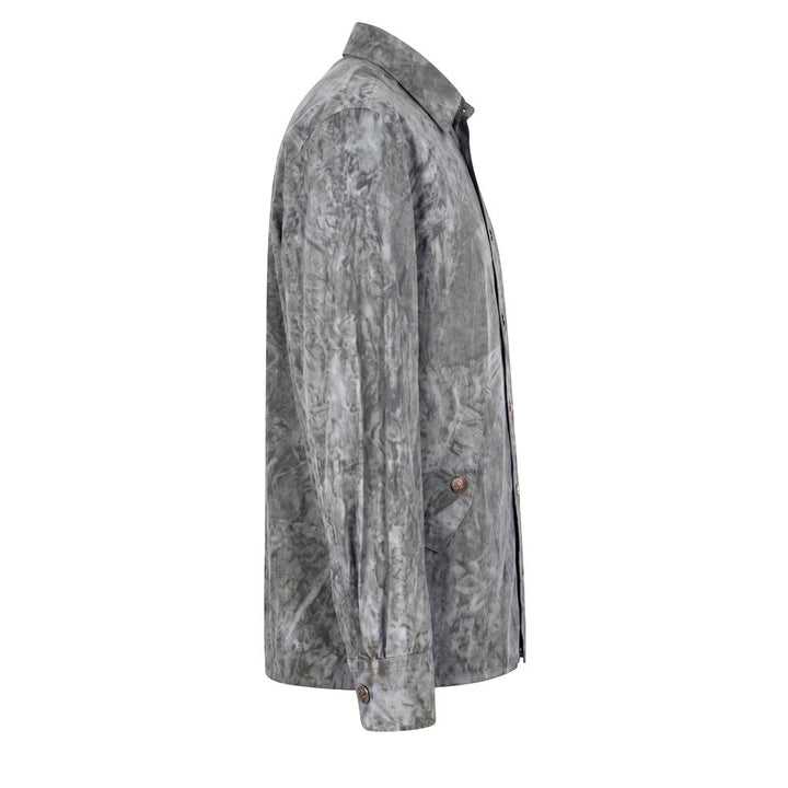 Men’s Mr&amp;mrs Italy Grey Viscose Men Shirt