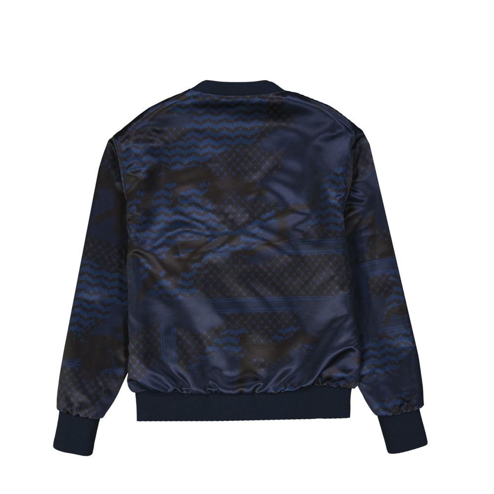 Men’s Neil Barrett Blue Polyester Bomber