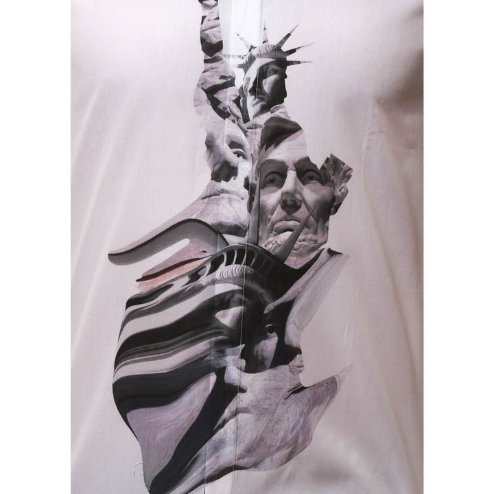 Neil Barrett White Cotton Dress Shirt