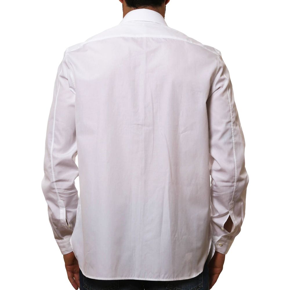 Neil Barrett White Cotton Dress Shirt