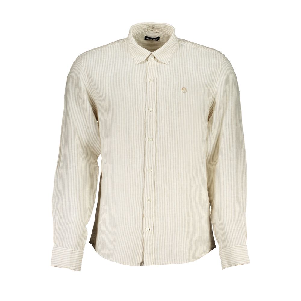 Men’s North Sails Beige Linen Shirt