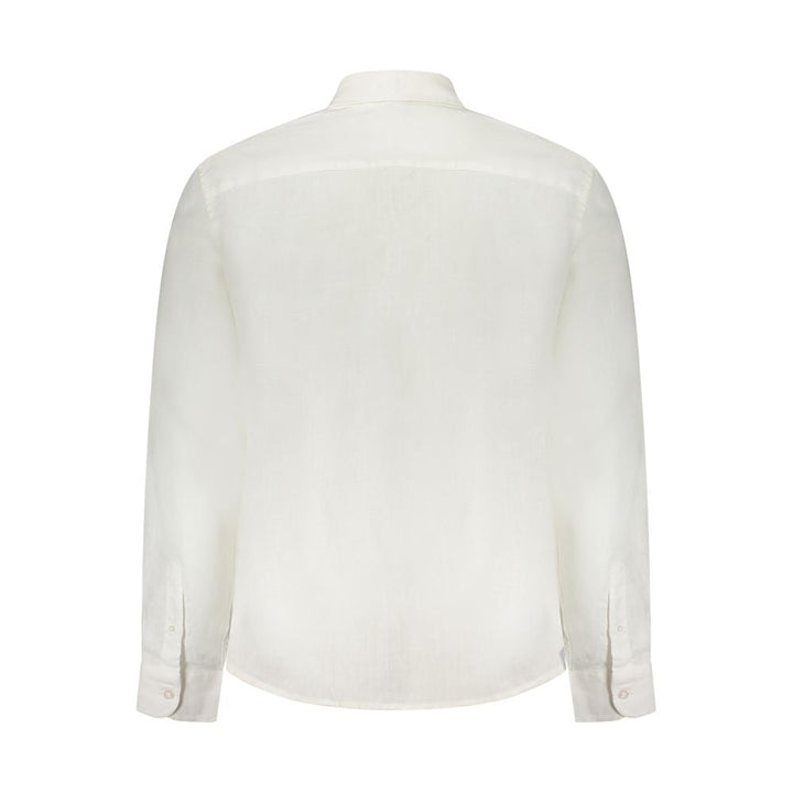 North Sails Bianco Linen Men Shirt