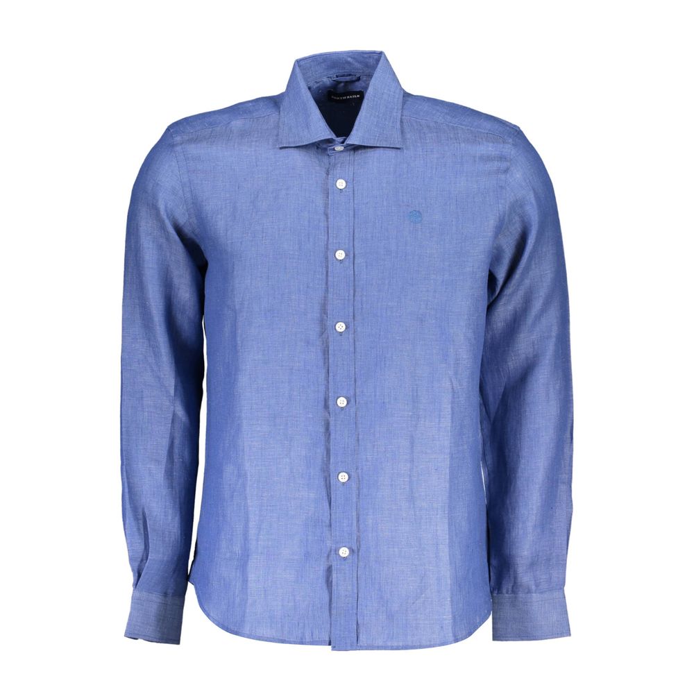 Men’s North Sails Blu Linen Men Shirt