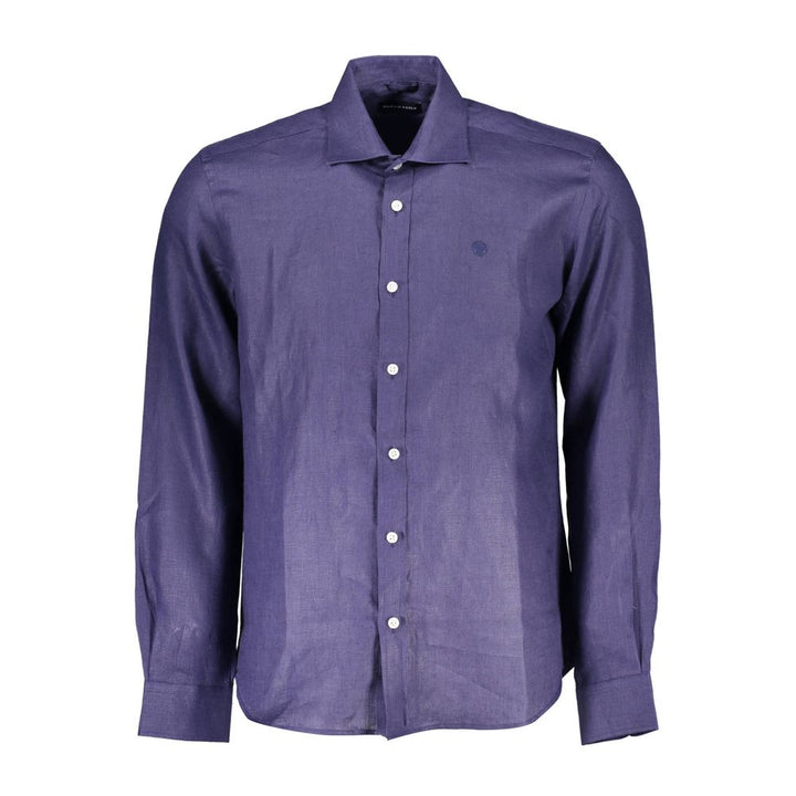Men’s North Sails Blu Linen Men Shirt