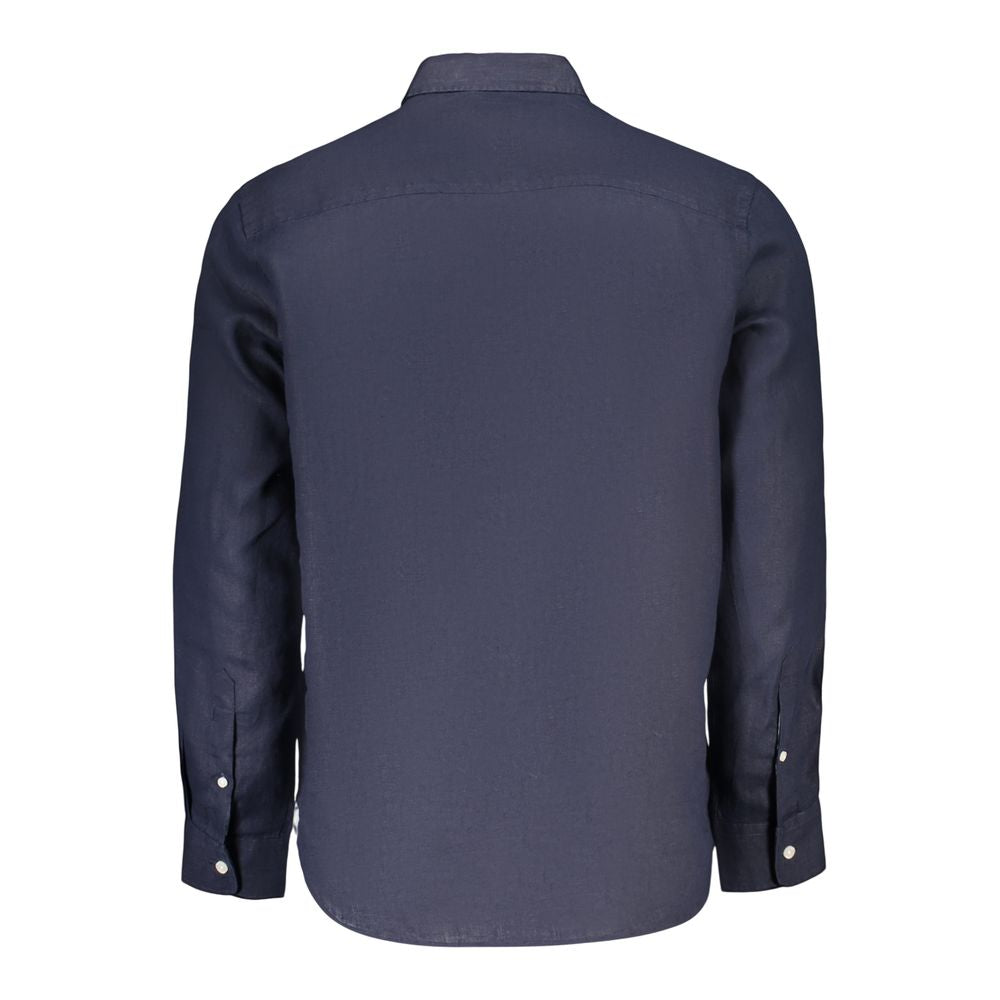 Men’s North Sails Blue Linen Shirt