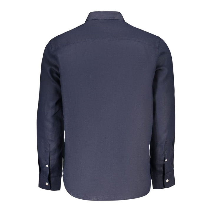 Men’s North Sails Blue Linen Shirt