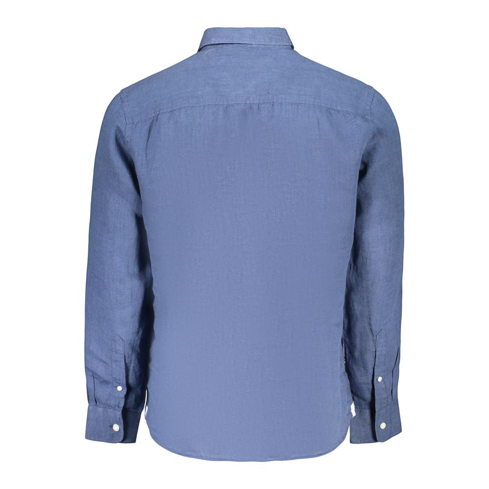 North Sails Blue Linen Men’s Shirt