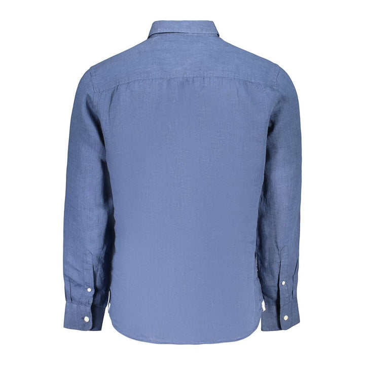 North Sails Blue Linen Men’s Shirt