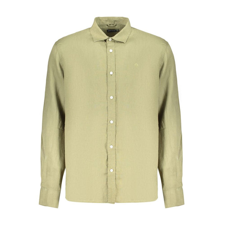 Men’s North Sails Green Linen Shirt