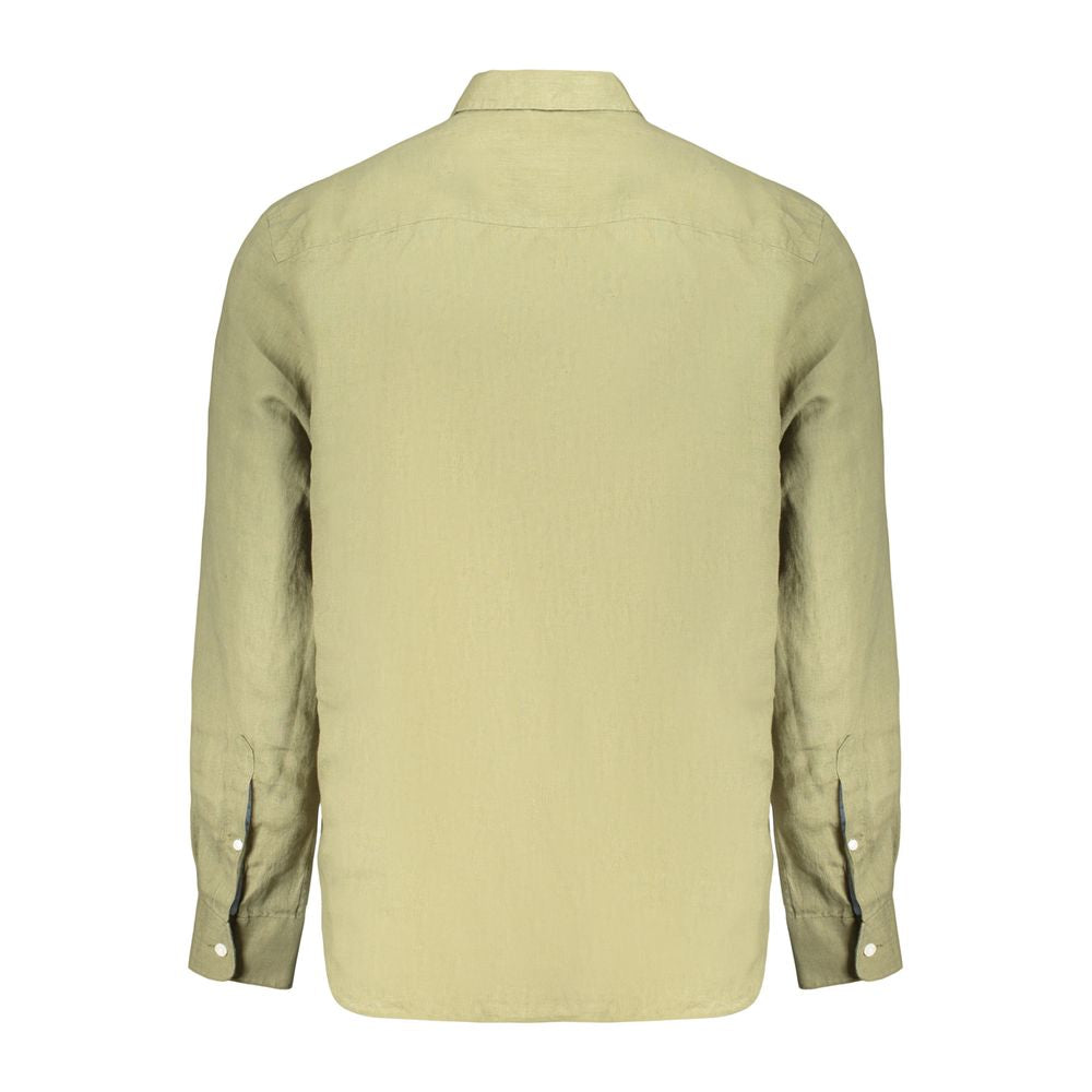 Men’s North Sails Green Linen Shirt
