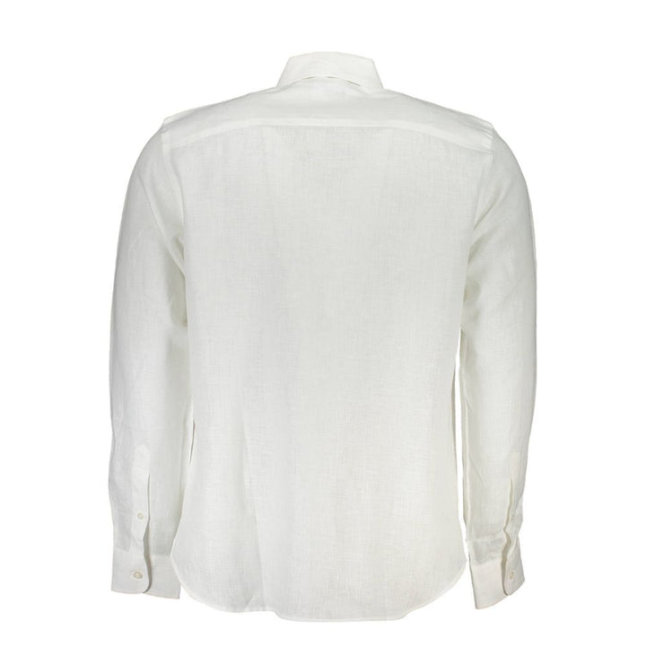 Men’s North Sails White Linen Shirt