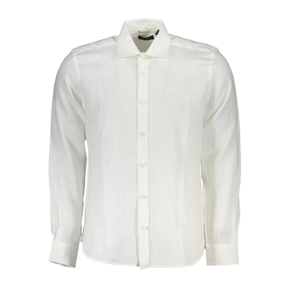 Men’s North Sails White Linen Shirt