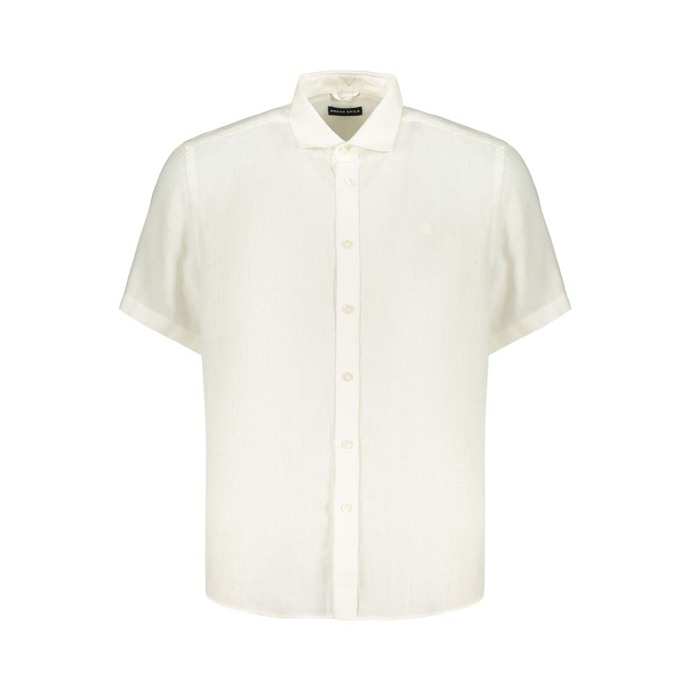 North Sails White Linen Men’s Shirt