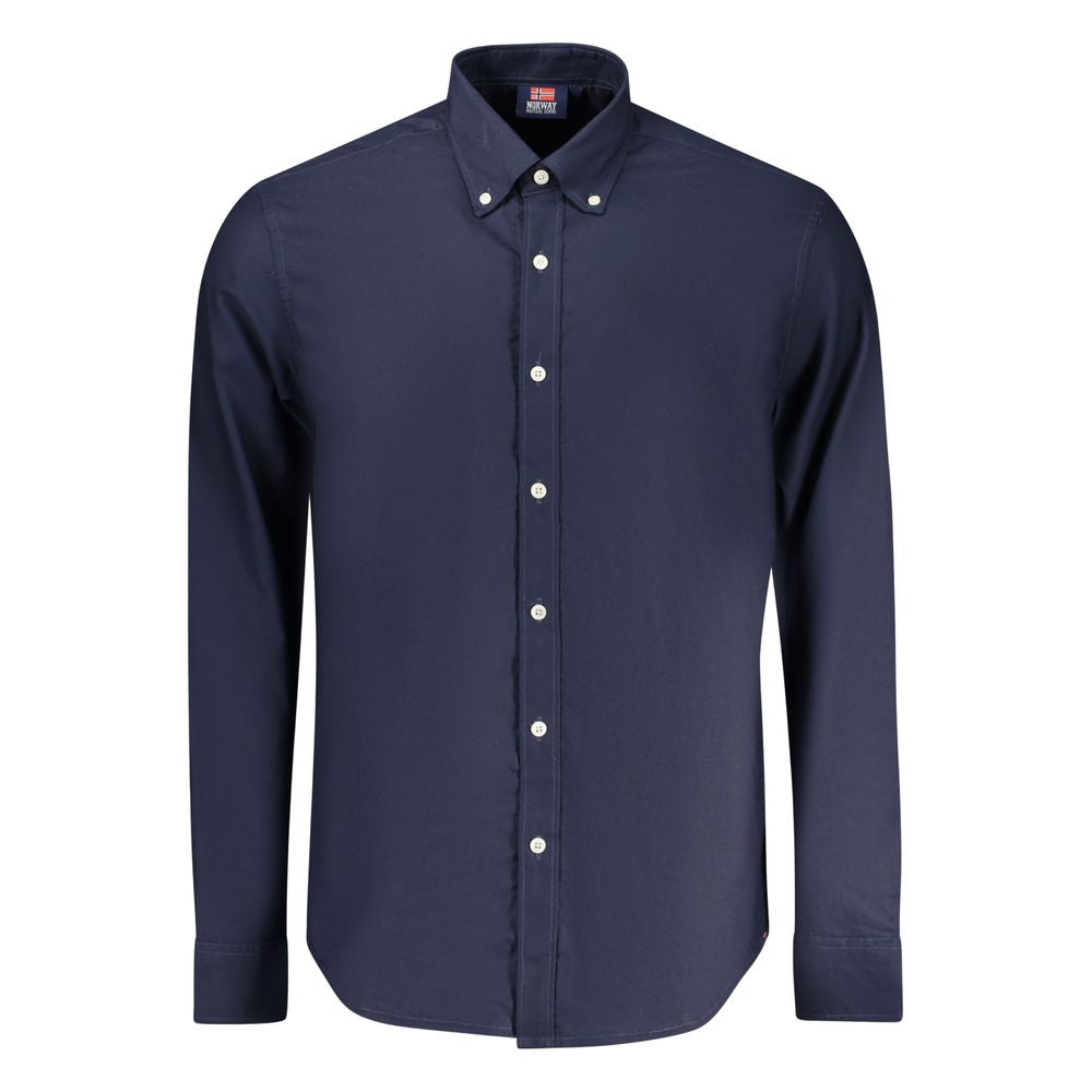 Men’s Norway 1963 Blu Cotton Male Shirt