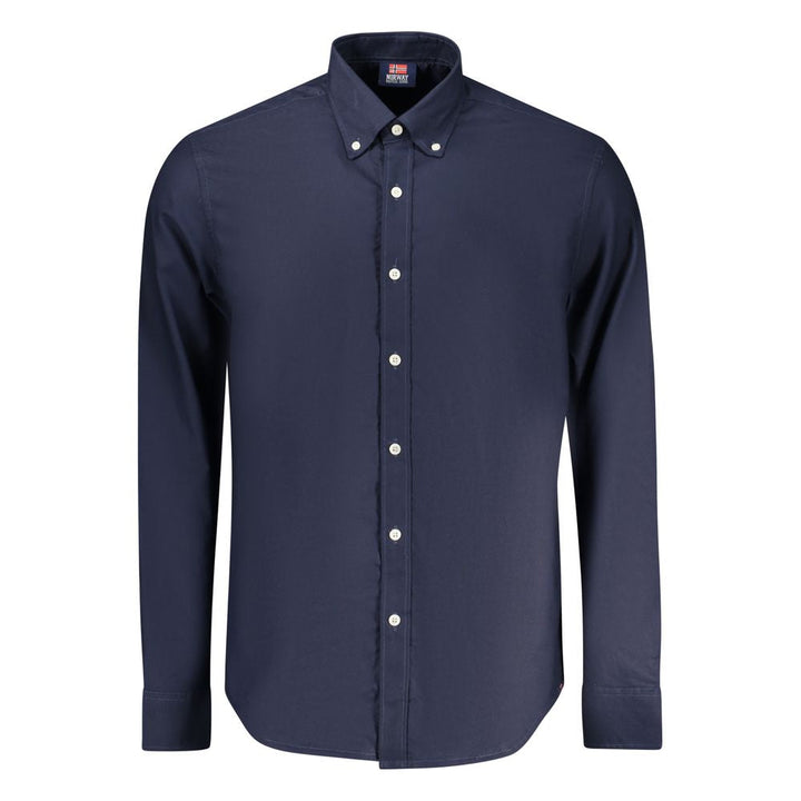 Men’s Norway 1963 Blu Cotton Male Shirt