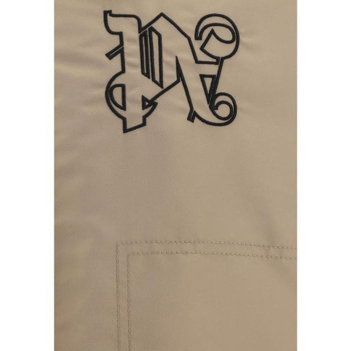 Men’s Palm Angels Beige Polyamide Bomber