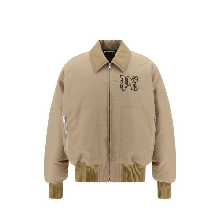 Men’s Palm Angels Beige Polyamide Bomber