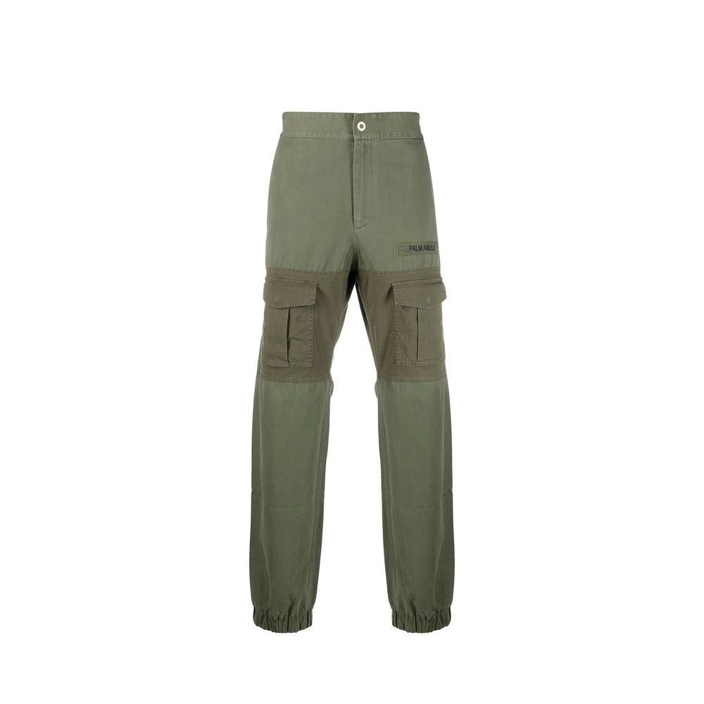 Men’s Palm Angels Bicolor Cotton Cargo Pants