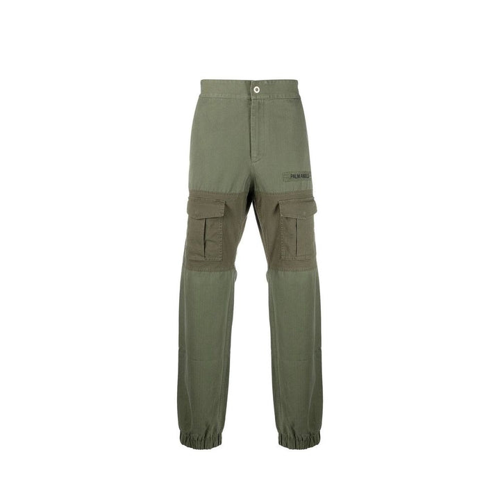 Men’s Palm Angels Bicolor Cotton Cargo Pants