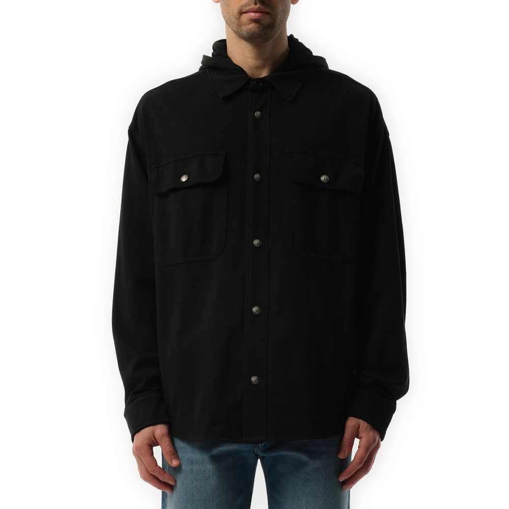 Men’s Palm Angels Black Cotton Shell Jacket