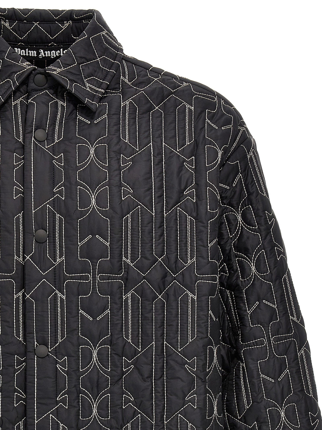 Men’s Palm Angels Gray Polyamide Shell Jacket