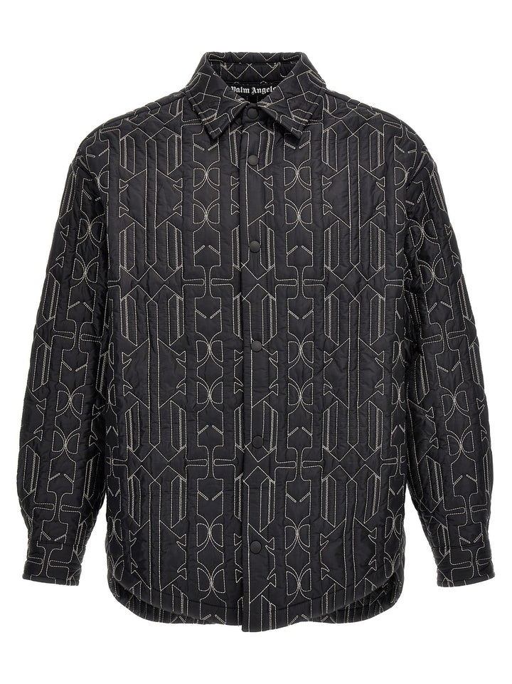 Men’s Palm Angels Gray Polyamide Shell Jacket