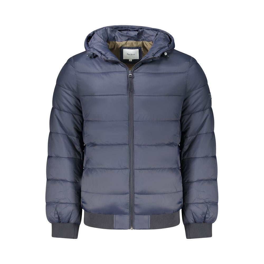 Men’s Pepe Jeans Blue Polyamide Jackets &amp; Coat