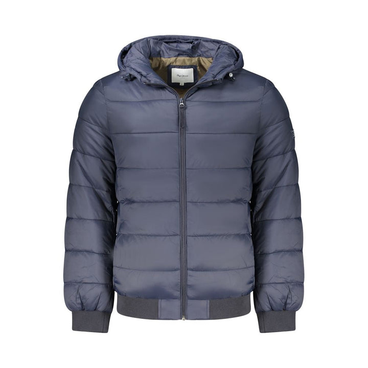 Men’s Pepe Jeans Blue Polyamide Jackets &amp; Coat