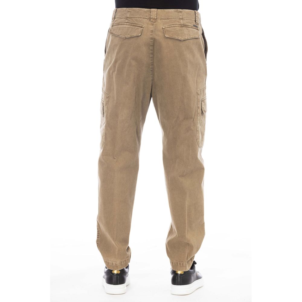 Men’s Peserico Brown Cotton Men Pant