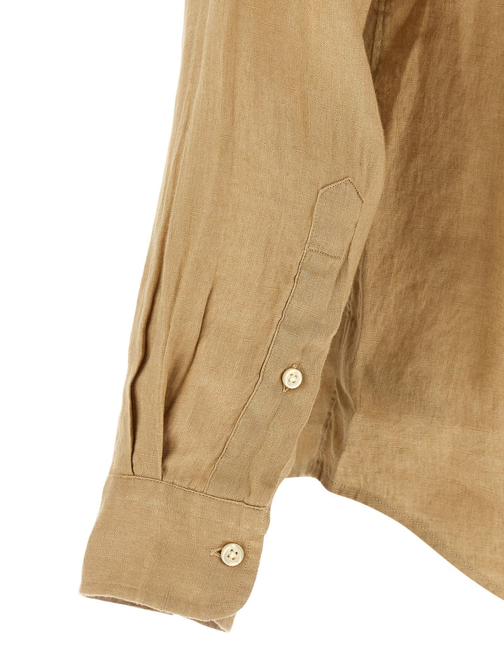 Polo Ralph Lauren Beige Linen Blouse