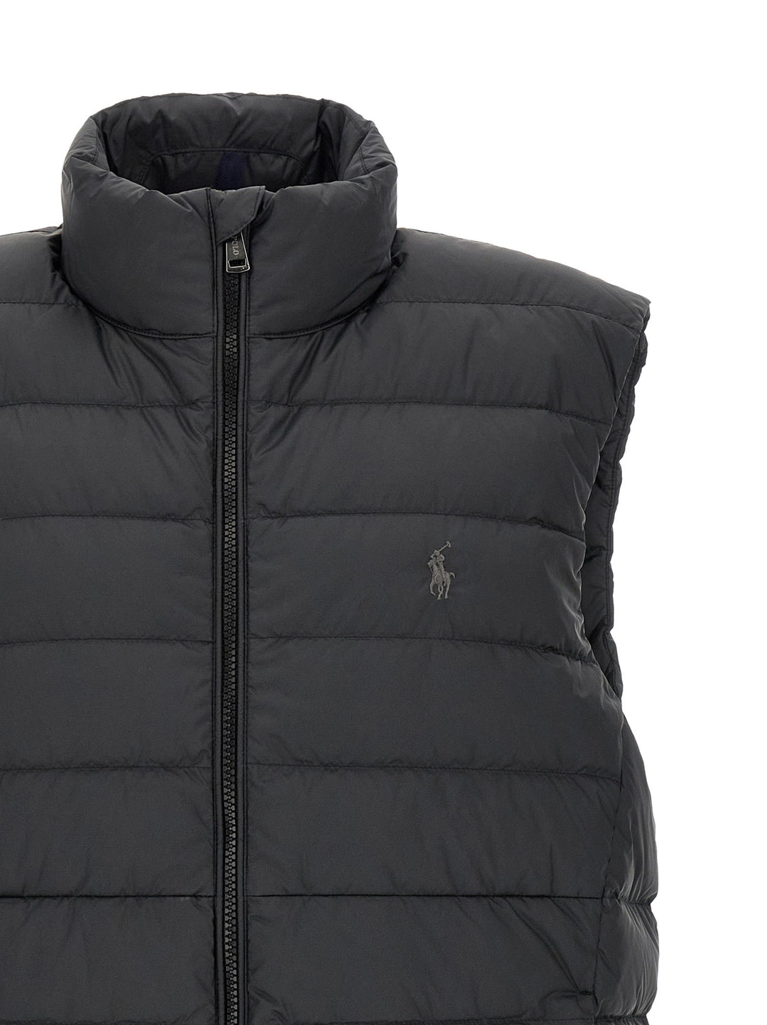 Men’s Polo Ralph Lauren Black Polyester Sleeveless Jacket