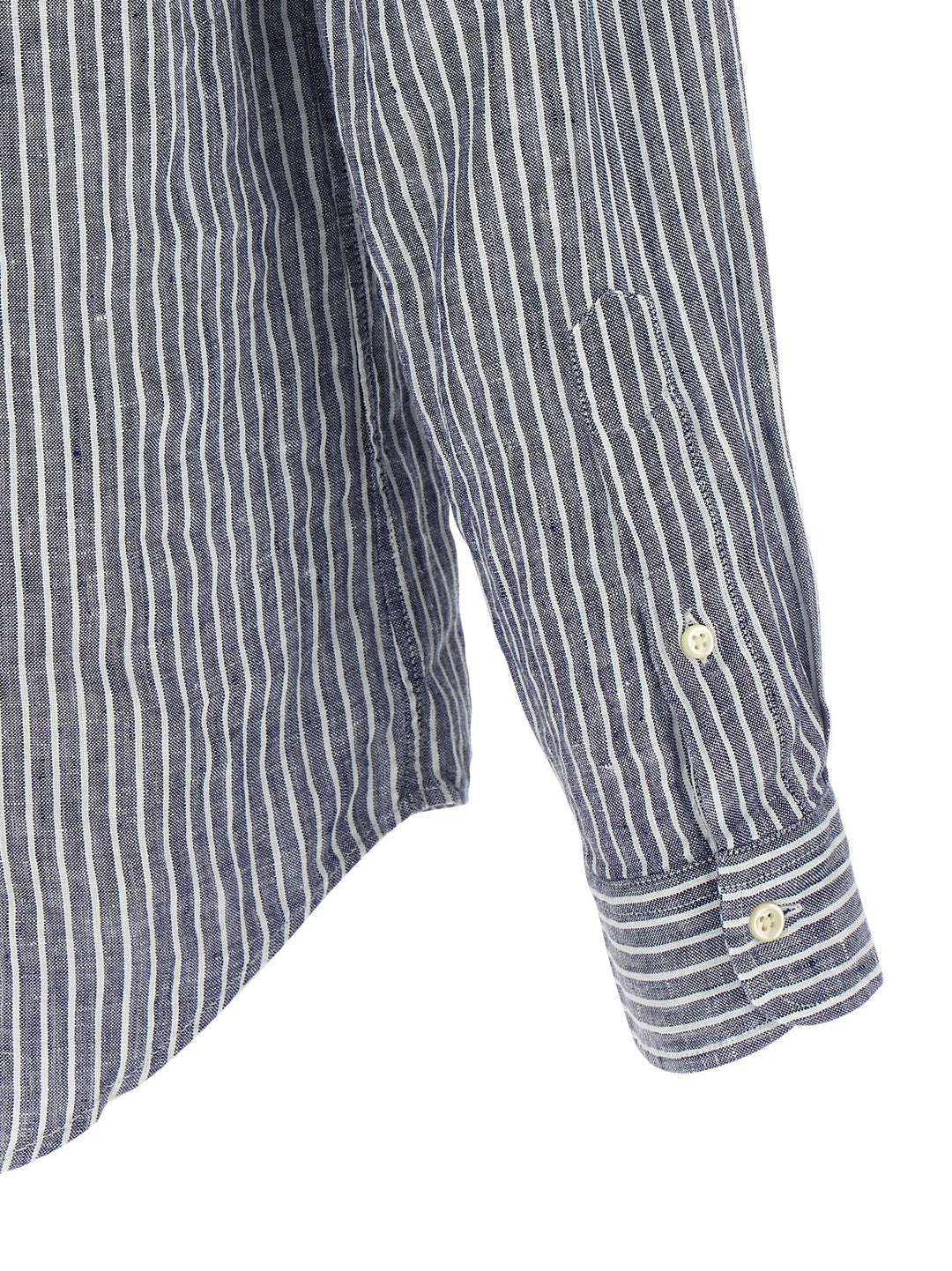Polo Ralph Lauren Blue Linen Blouse