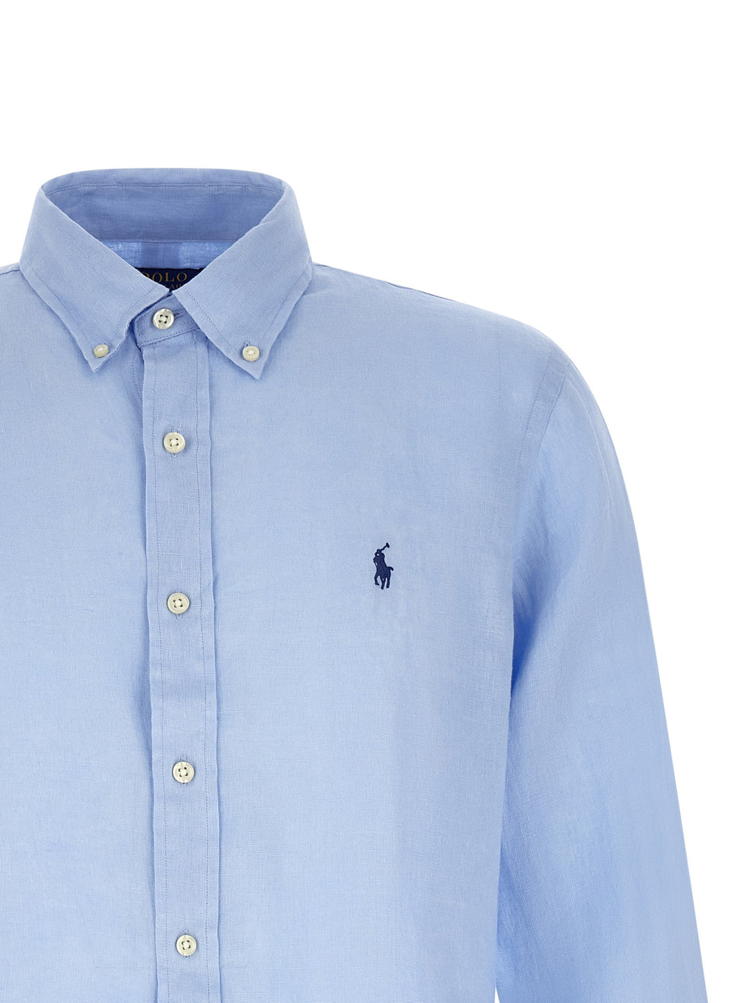 Polo Ralph Lauren Blue Linen Blouse