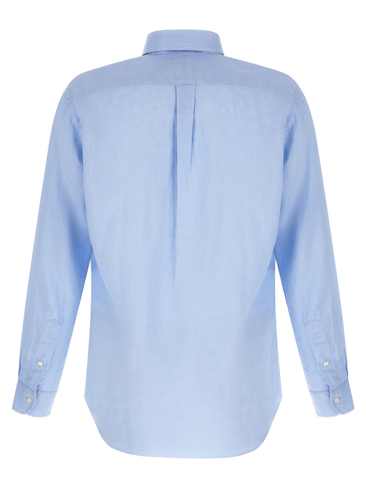 Polo Ralph Lauren Blue Linen Blouse