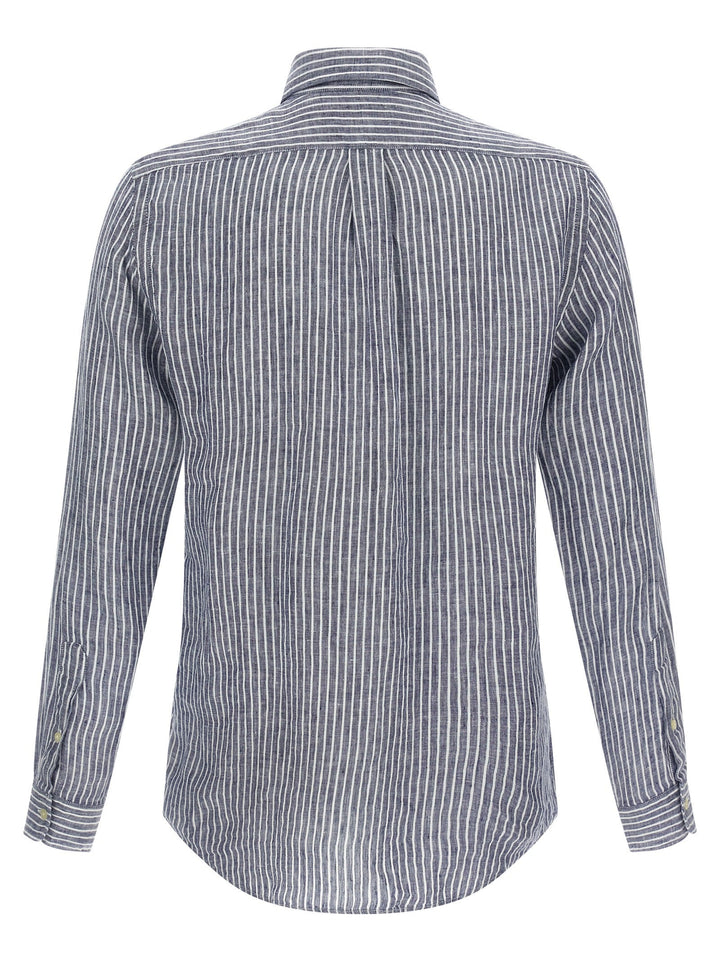 Polo Ralph Lauren Blue Linen Blouse