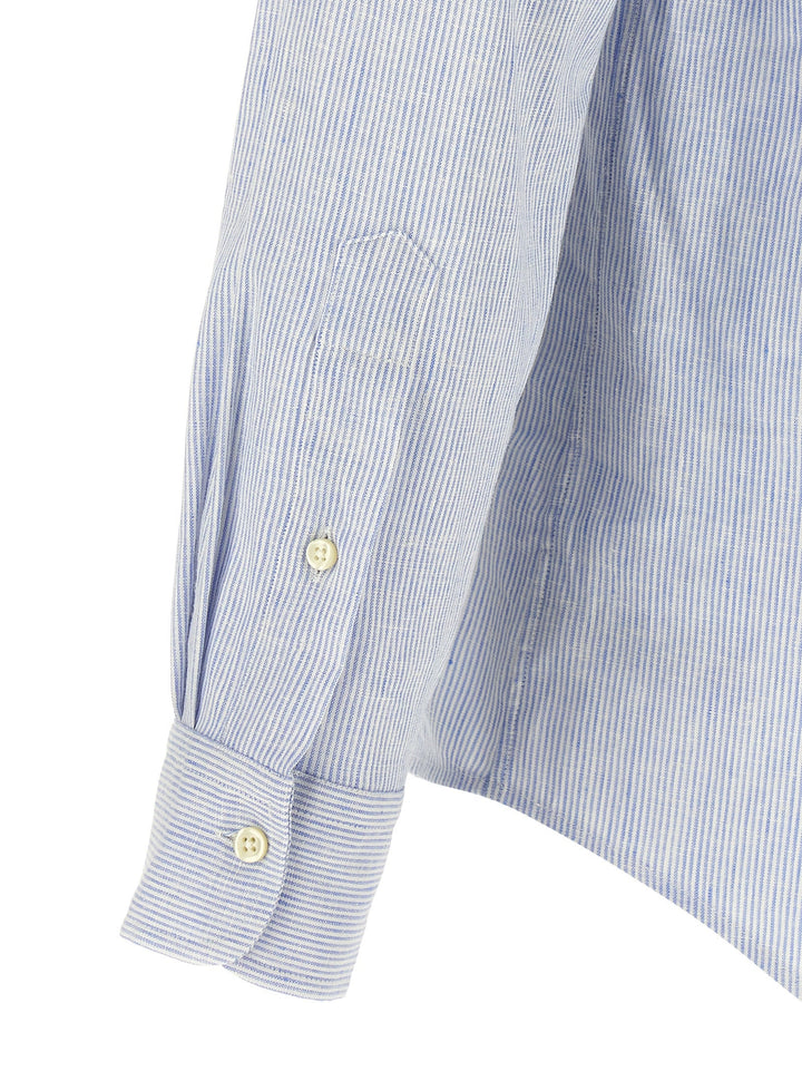 Polo Ralph Lauren Blue Linen Blouse