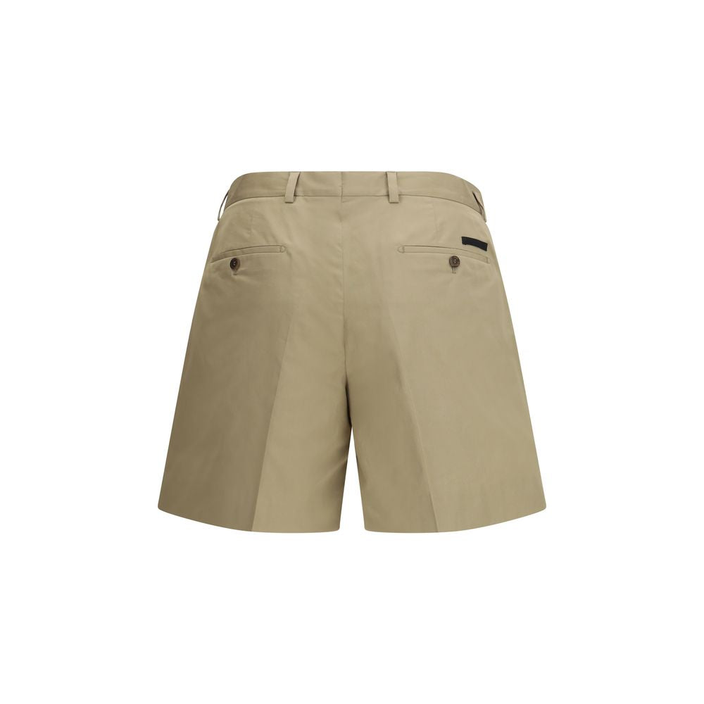 Men’s Prada Beige Cotton Bermuda Shorts