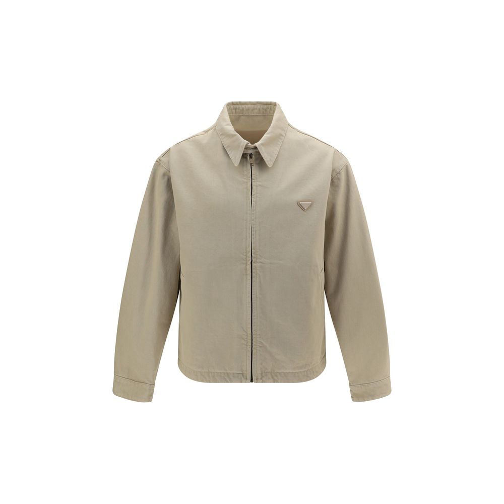 Men’s Prada Beige Cotton Denim Jacket