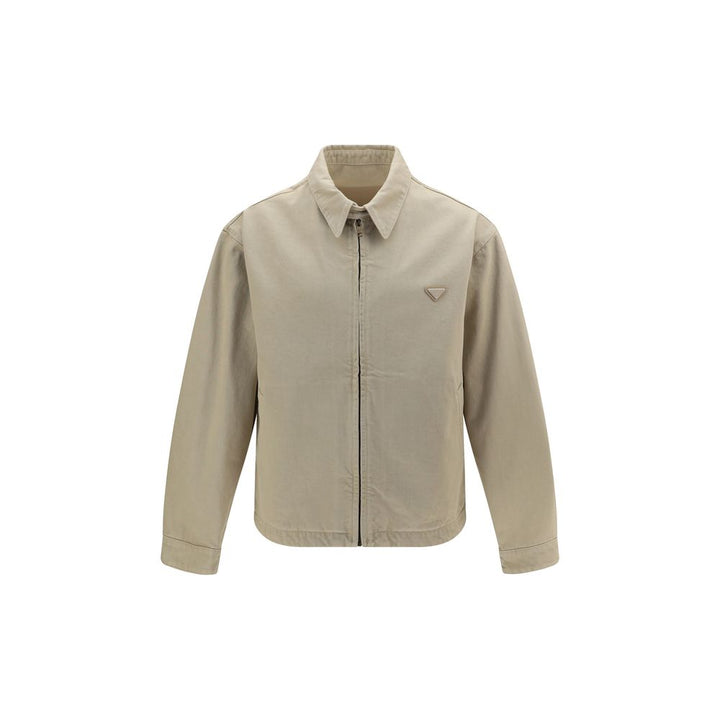 Men’s Prada Beige Cotton Denim Jacket