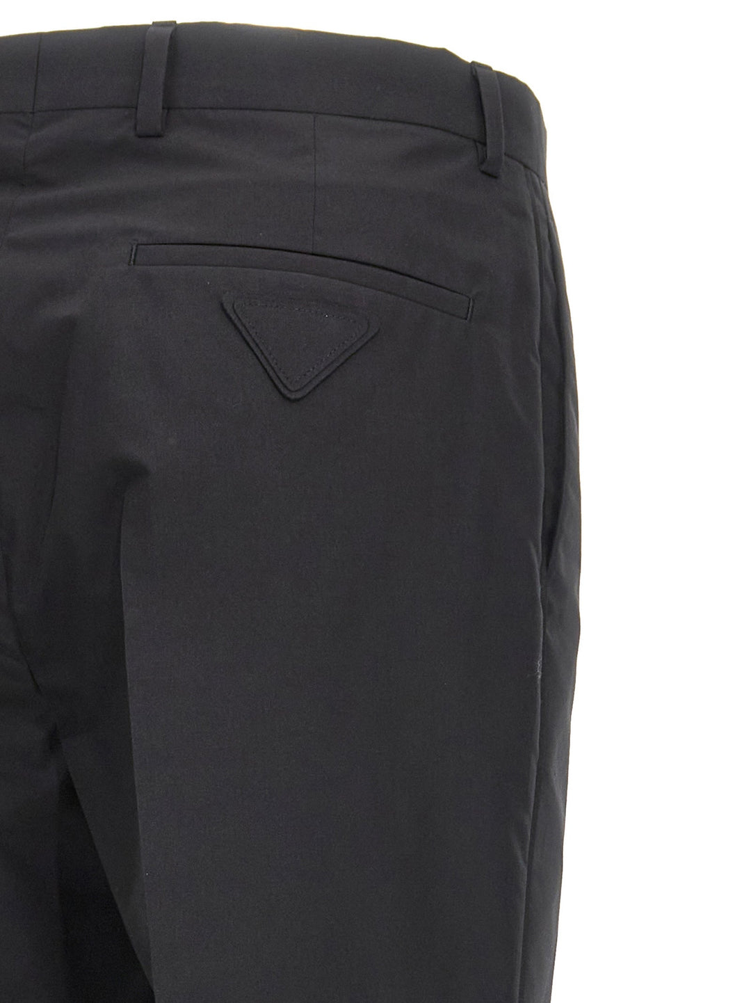 Men’s Prada Black Cotton Dress Pants