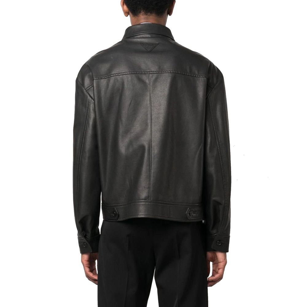 Men’s Prada Black Lamb Leather Jacket
