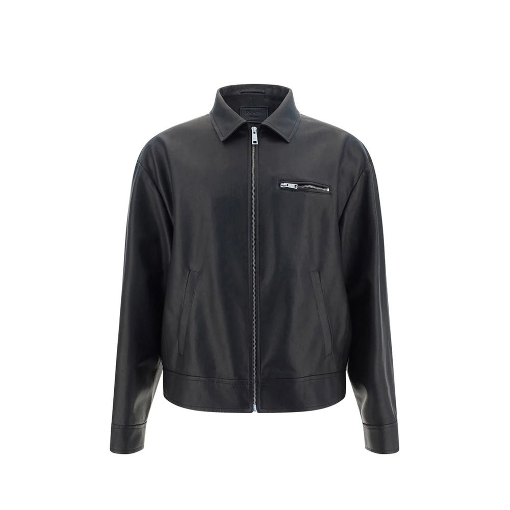 Men’s Prada Black Lamb Leather Jacket