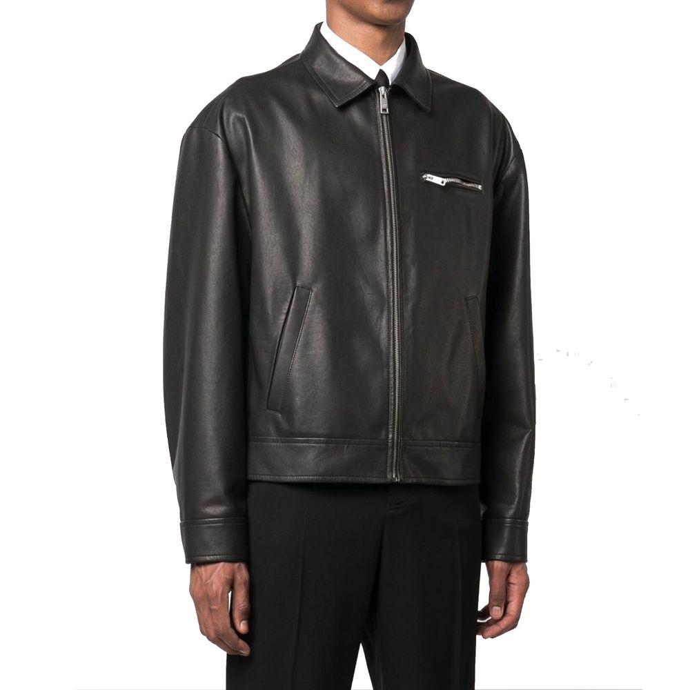 Men’s Prada Black Lamb Leather Jacket
