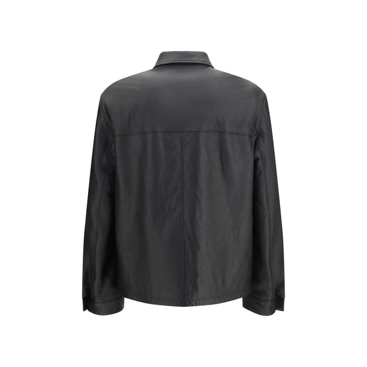Men’s Prada Black Lamb Ovis Aries Leather Jacket