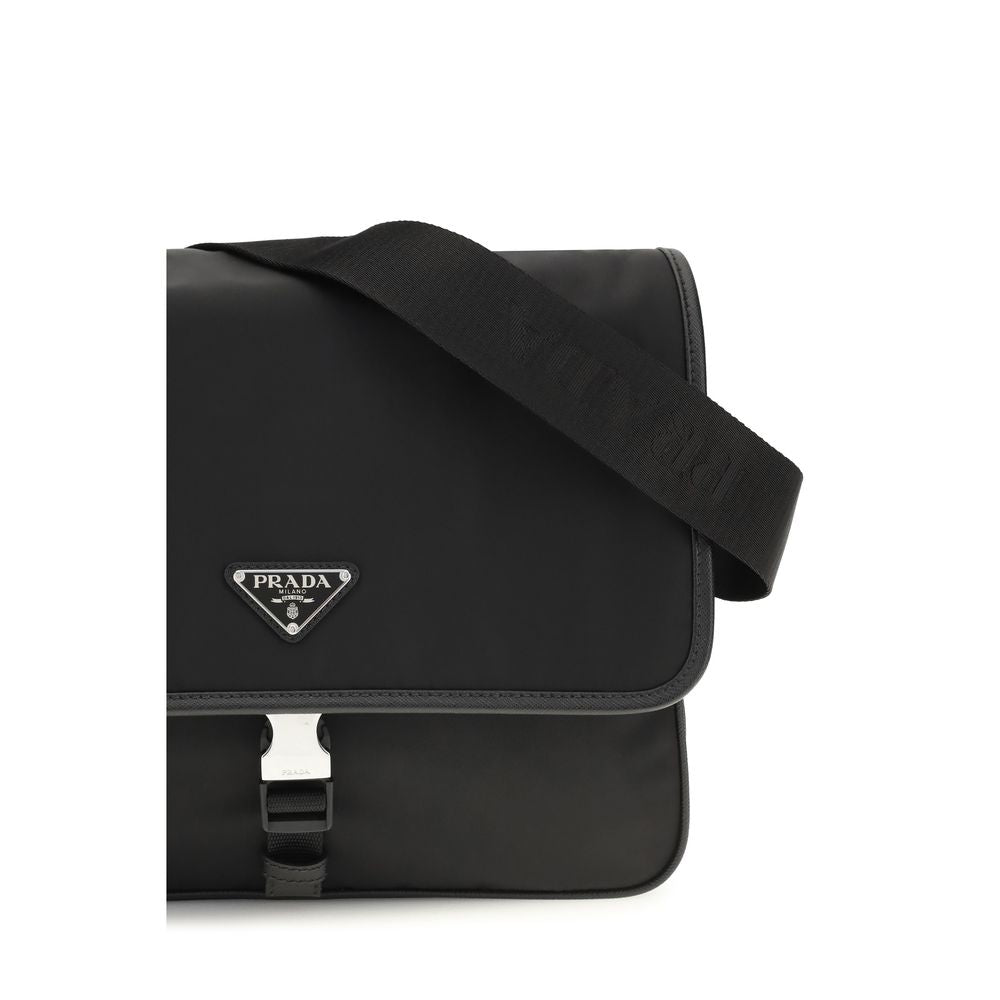 Men’s Prada Black Recycled Polyamide Shoulder Bag