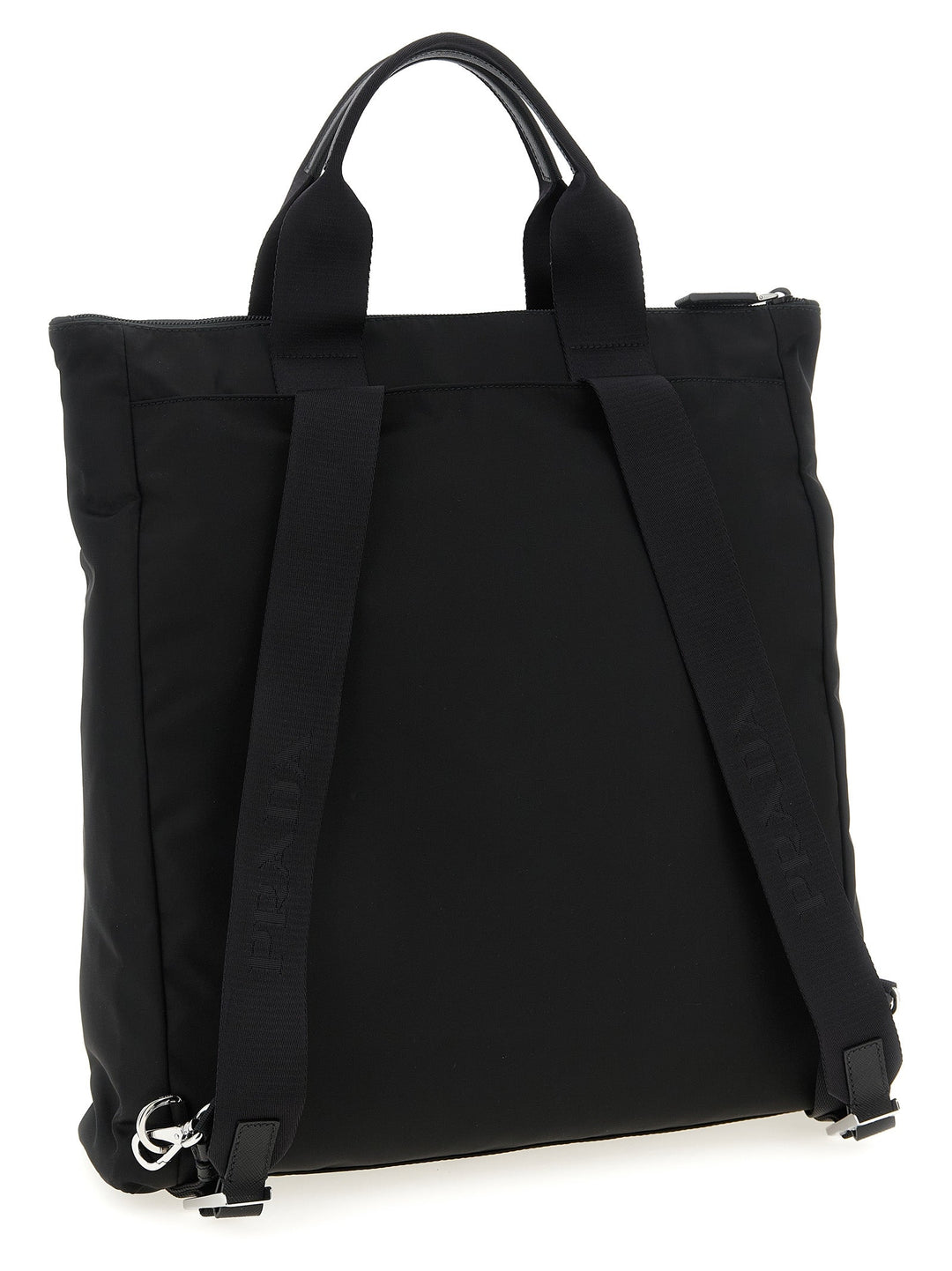 Men’s Prada Black Recycled Polyamide Tote Bag