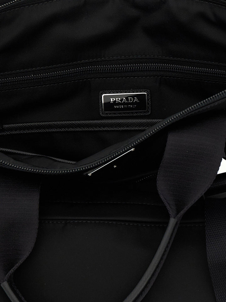 Men’s Prada Black Recycled Polyamide Tote Bag