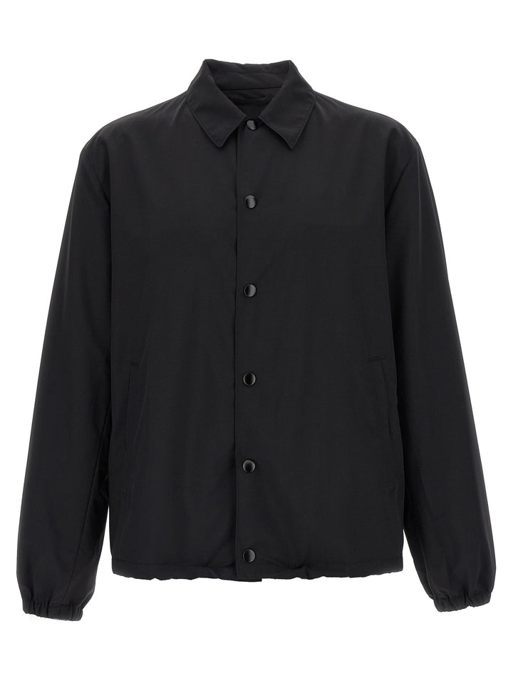 Men’s Prada Black Virgin Wool Full-length Jacket